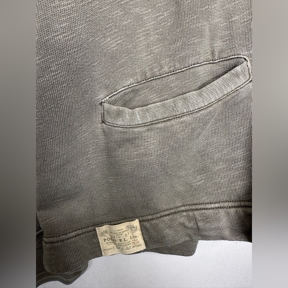 Polo Ralph Lauren Military Utility Shawl Cardigan Sportsman Size L - Picture 9 of 9